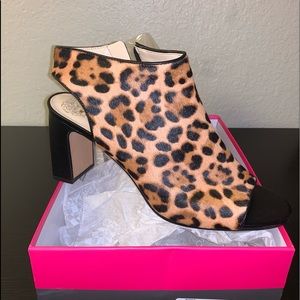 Vince Camuto Leopard Print Sling Backs